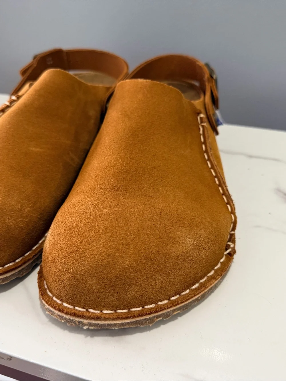 Birkenstock Lutry Premium Suede clog Classic Suede Finish NEW reg fit